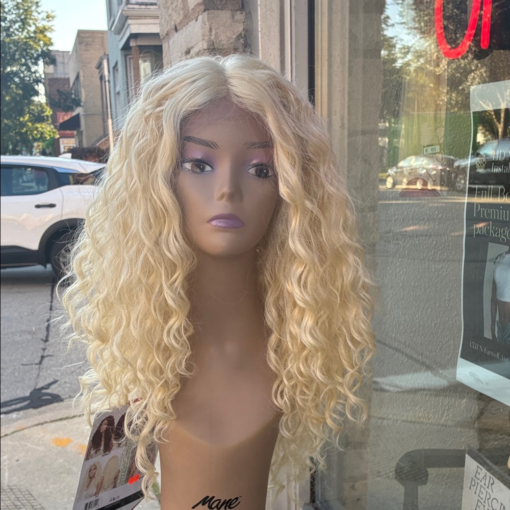 Blonde Curly Wig for Women